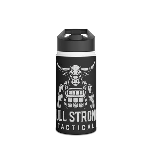 Bull Strong Tactical Stainless Steel Water Bottle — Insulated Sports Bottle