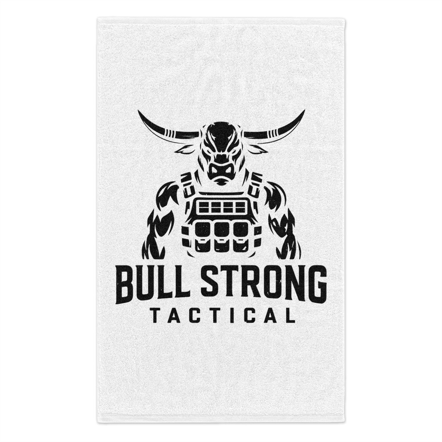 Bull Strong Tactical Rally Towel — 11x18 Gym & Training Hand Towel