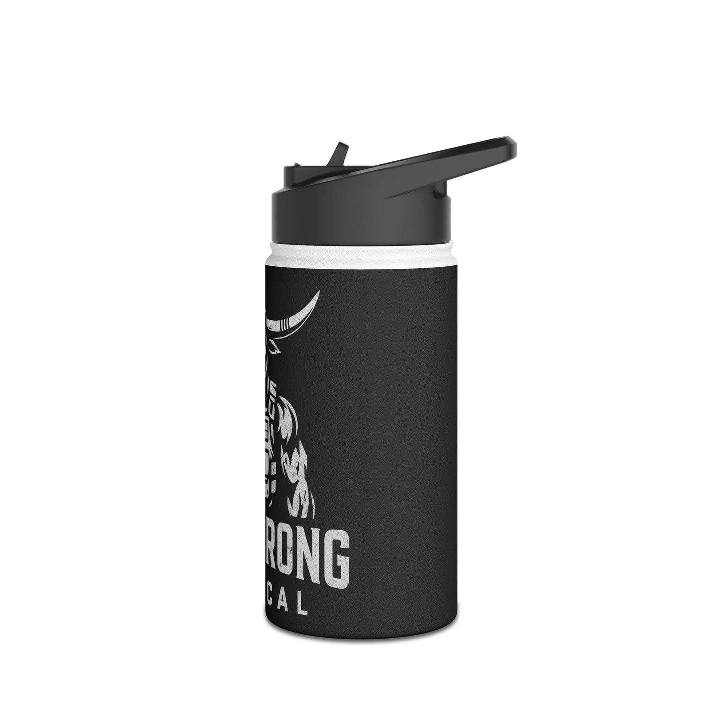 Bull Strong Tactical Stainless Steel Water Bottle — Insulated Sports Bottle