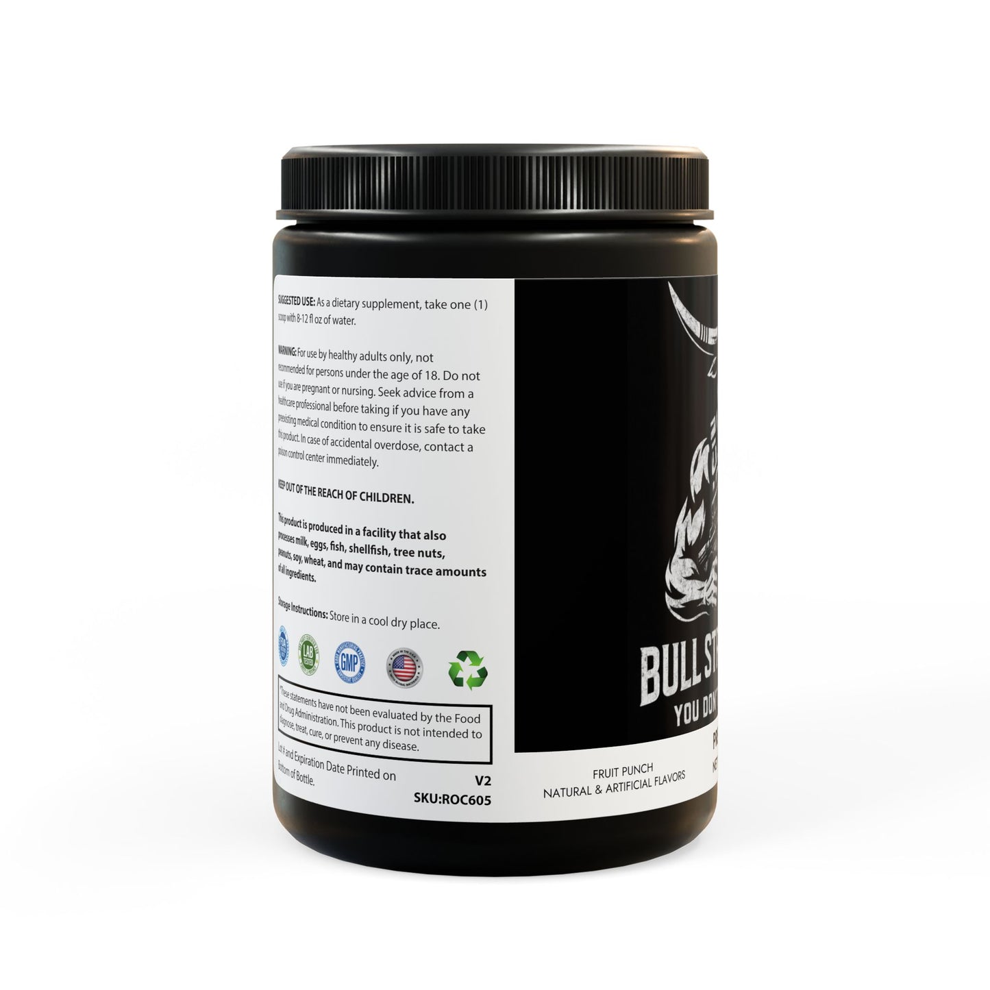 Pre-Workout Supplement, Fruit Punch (204g, 7.1oz)